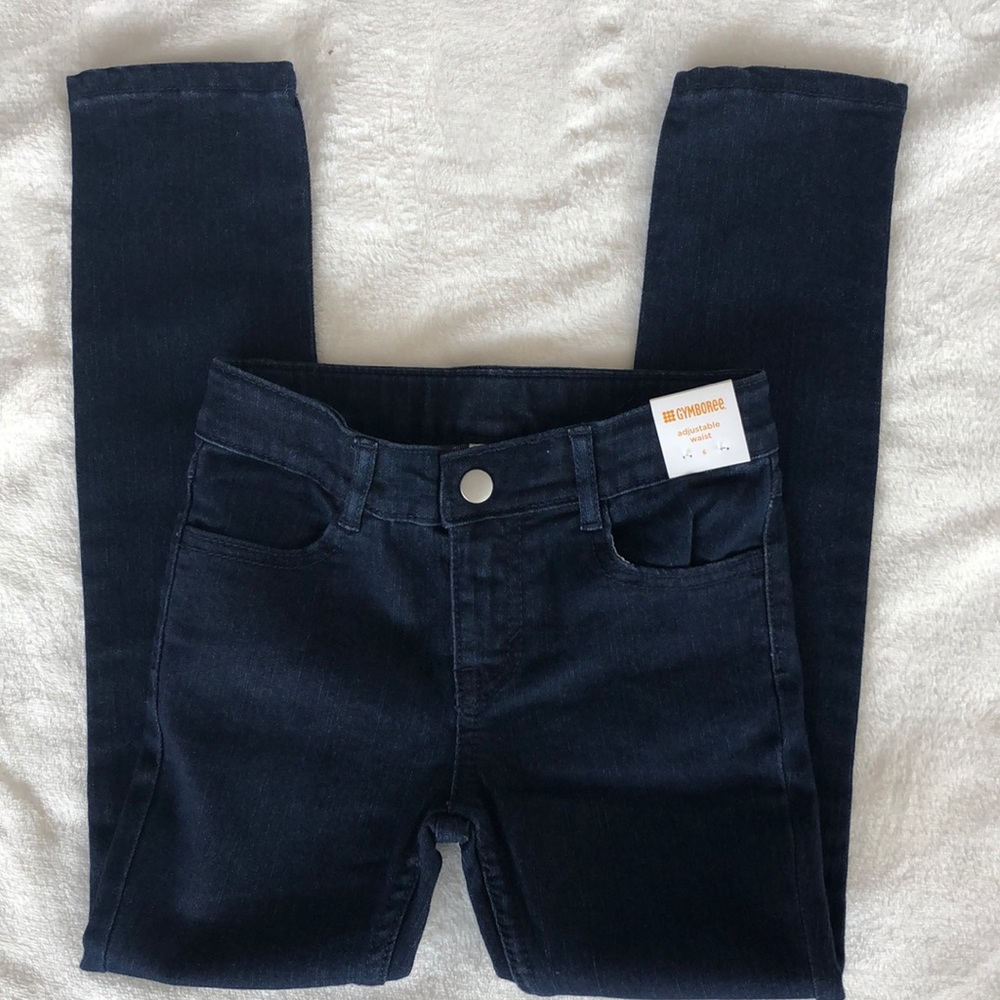 Dark blue Adjustable jeans for girl size 6